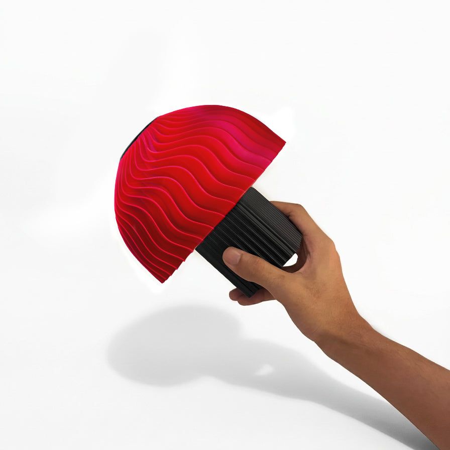 Nuclear Red Table Lamp Hand