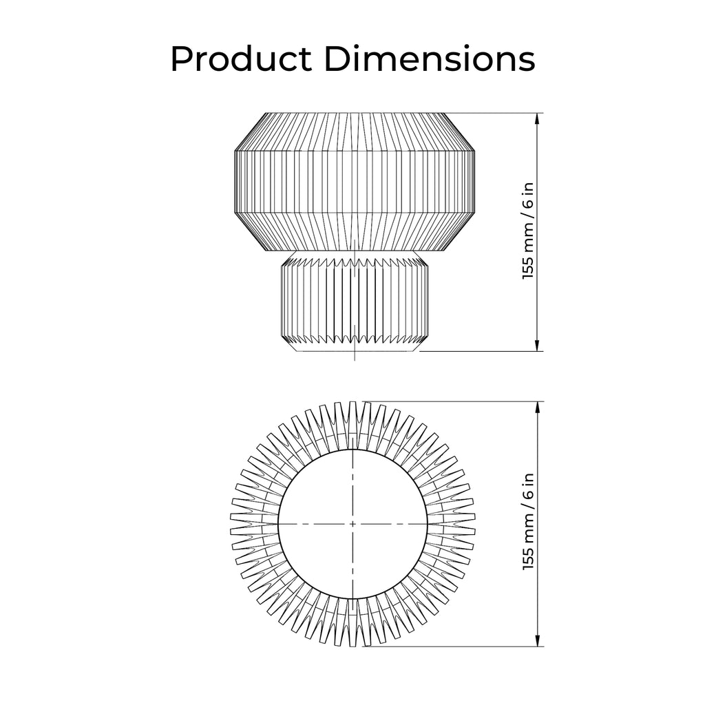 Flutes Product Dimensions