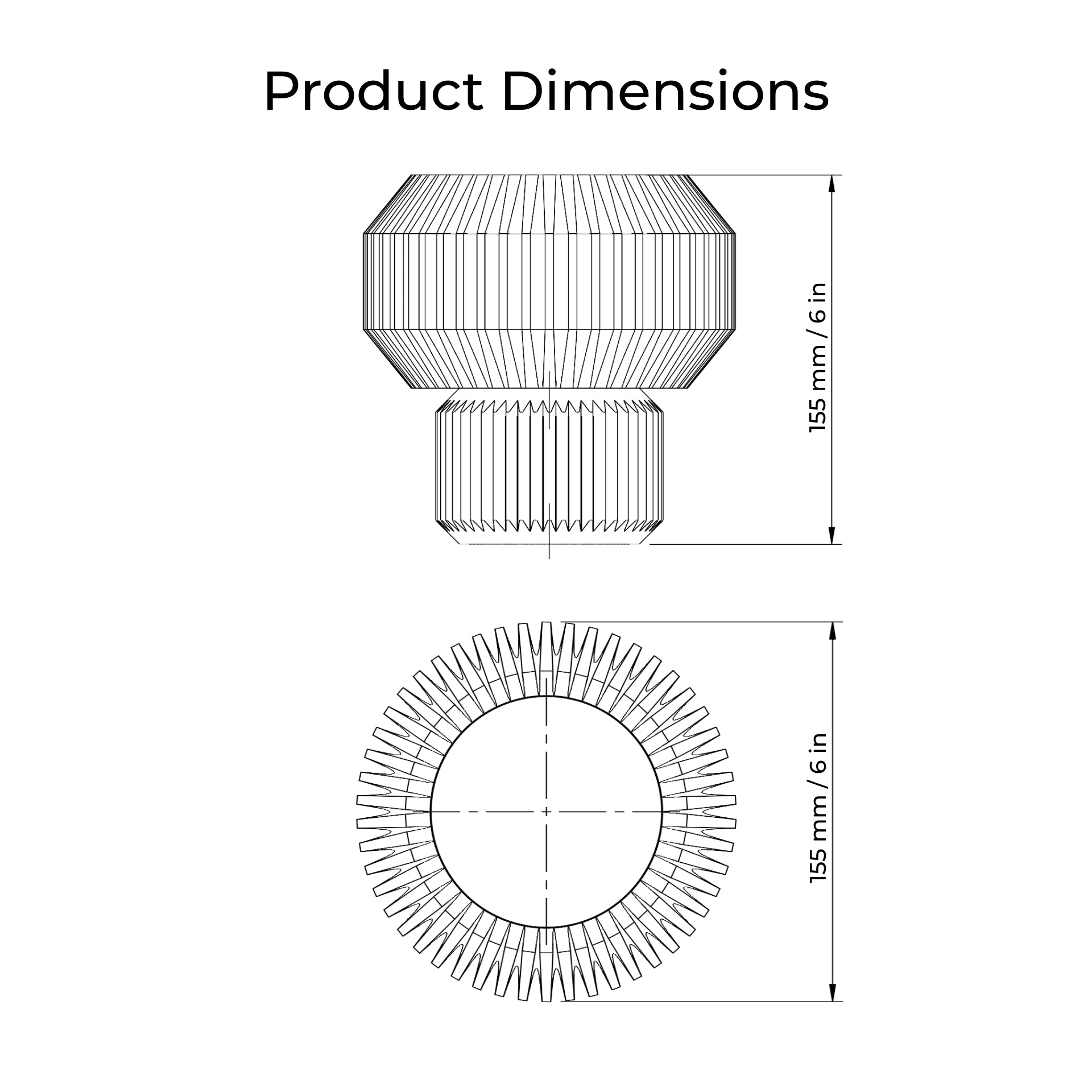 Flutes Product Dimensions
