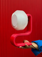 bookworm lamp with drawer , without drawer , Nuclear Red