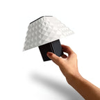 Frosted White Shikaku Lamp Hand For Scale