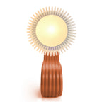 Bookworm lamp in vertical orientation front view with drawer / without drawer Terracotta Orange