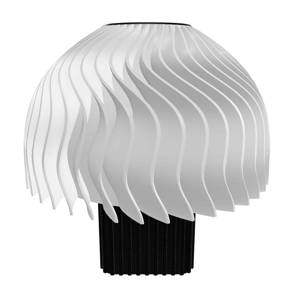 Frosted white dunes 3d model