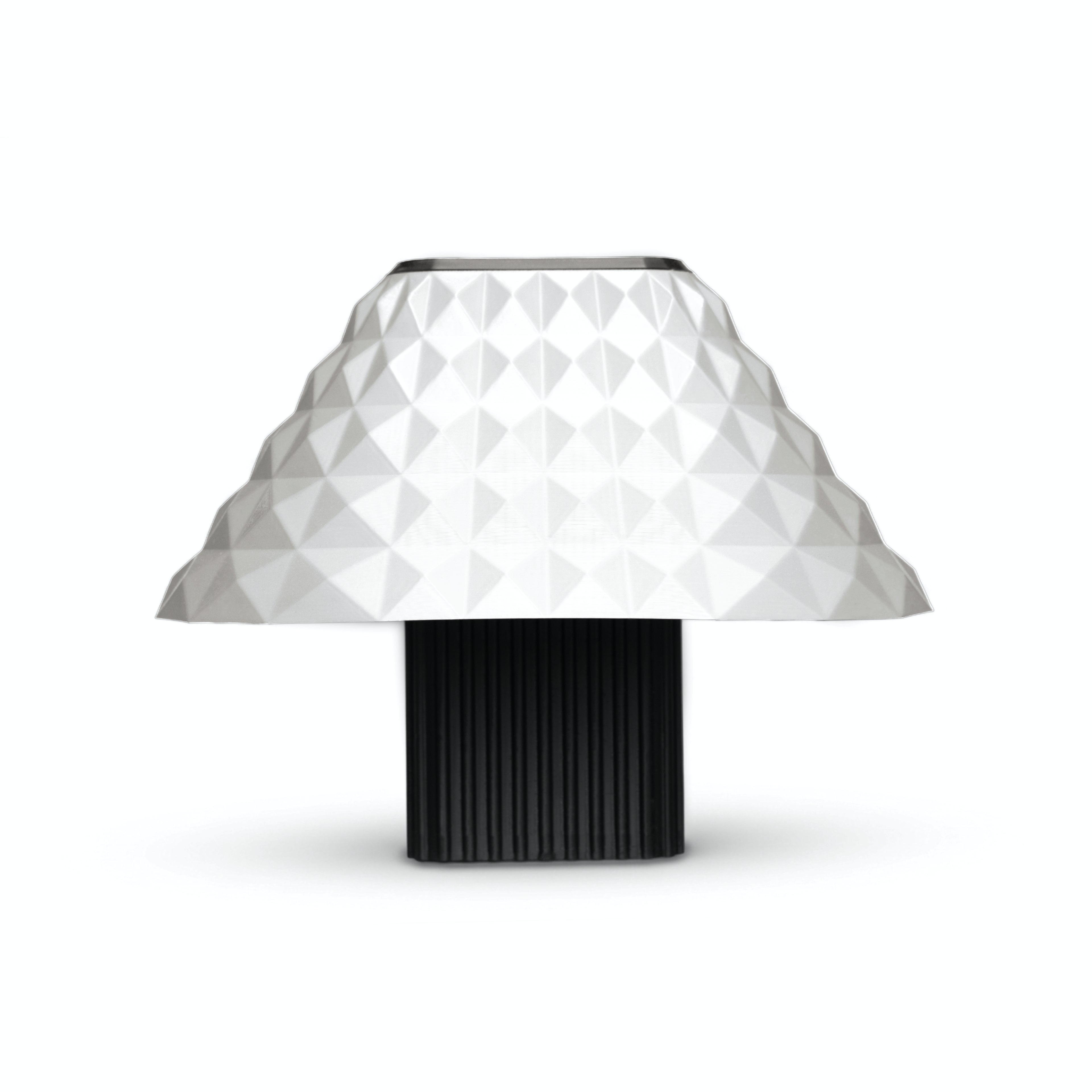 Frosted White Shikaku Lamp Front